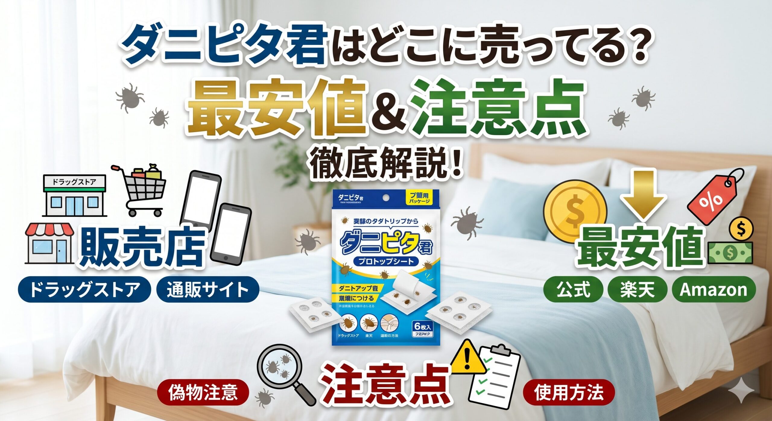 ダニピタ君はどこに売ってる